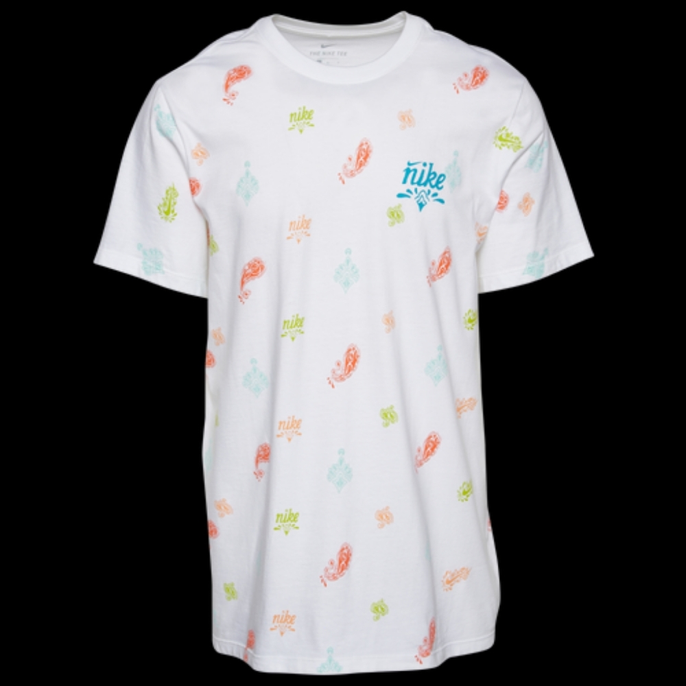*New* Nike Sports Wear Paisley All Over Print T-Shirt Sz.Large
